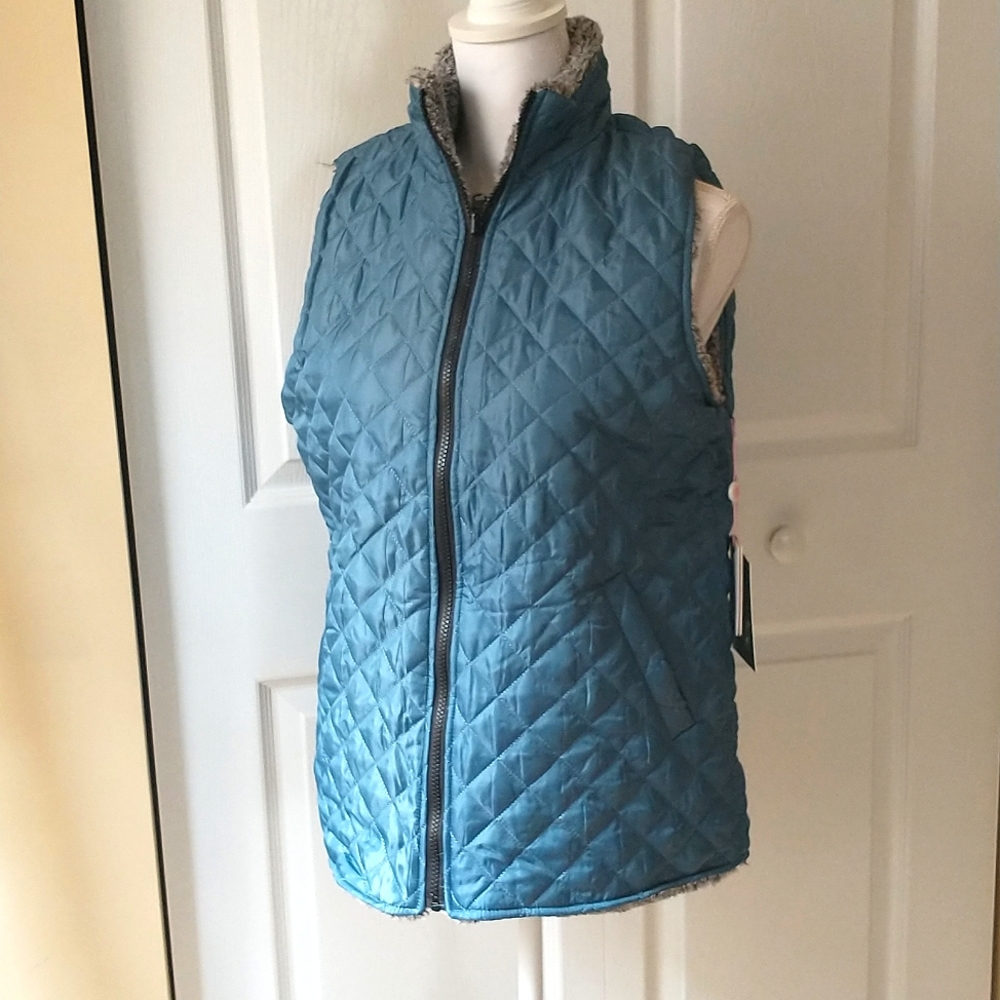 Simply Southern Reversible Vest Large NWT